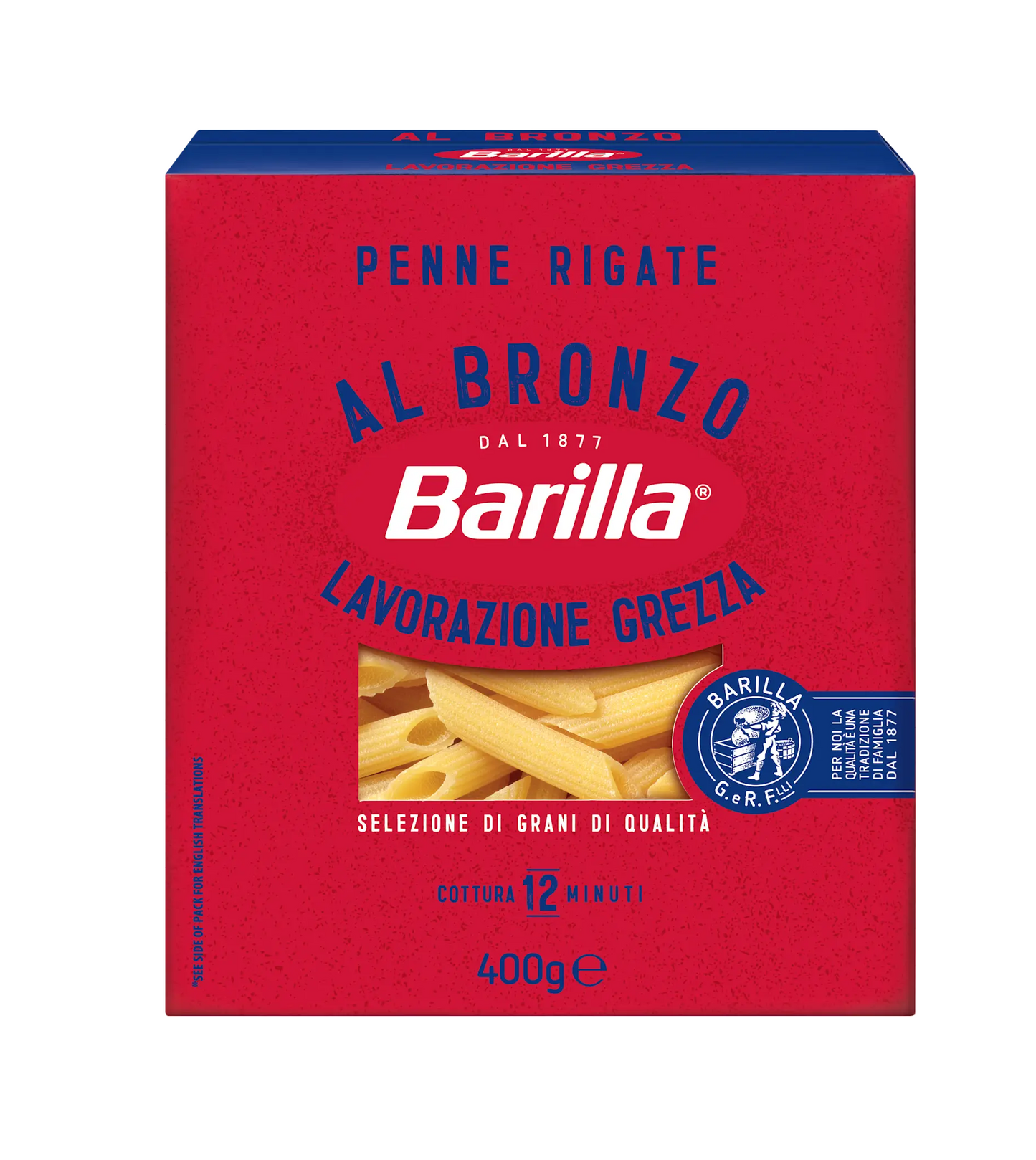 Barilla Bronzo Penne Rigate tészta 400g
