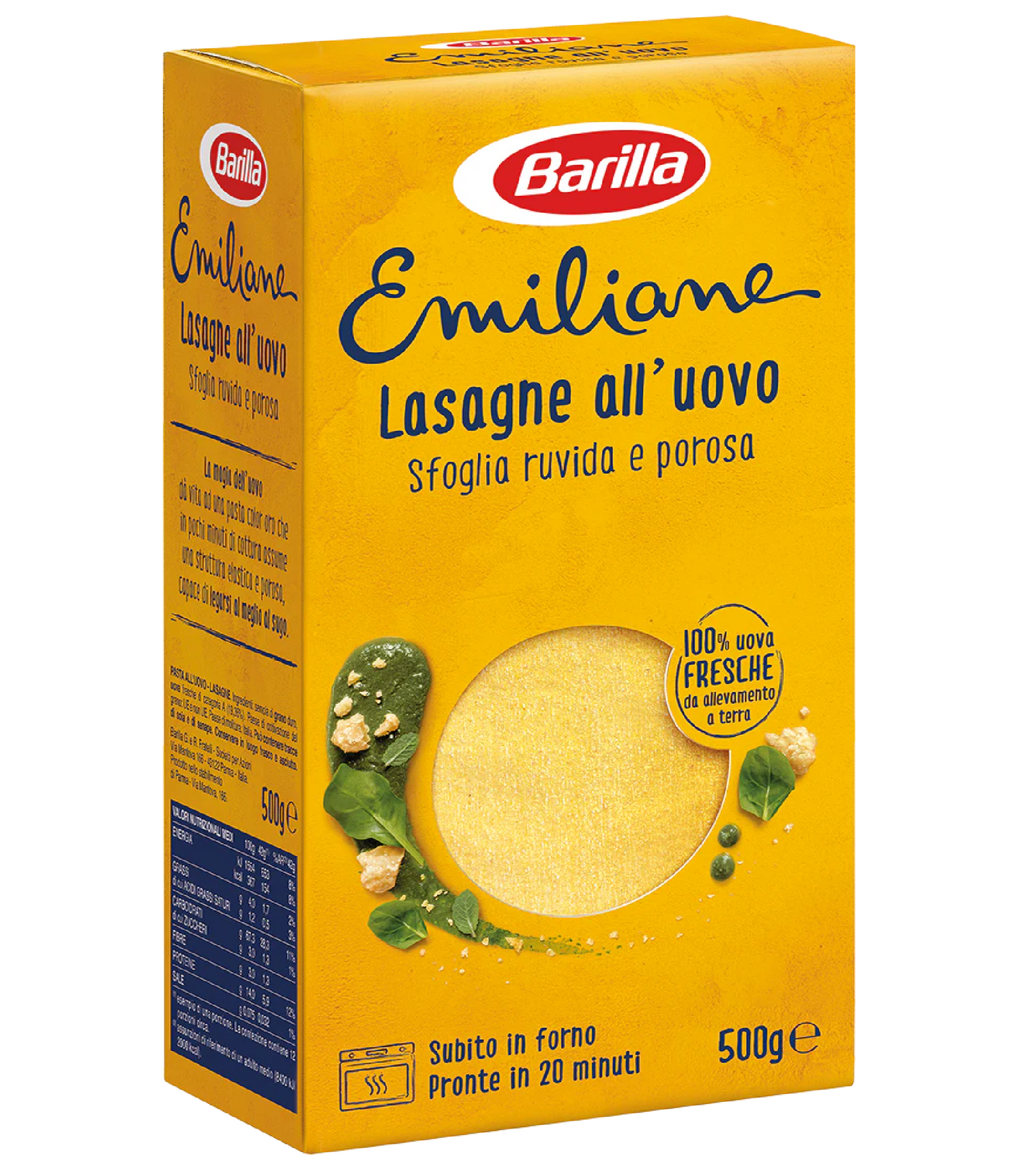 Barilla Lasagne tojásos tészta 500g