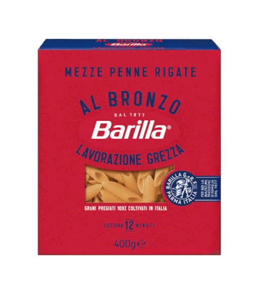 Barilla Bronzo Mezze Penne  tészta 400g