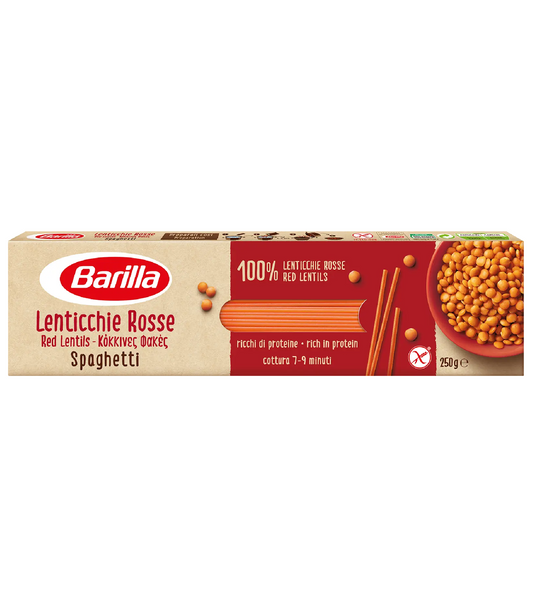 Barilla Spagetti vörös lencse tészta 250g