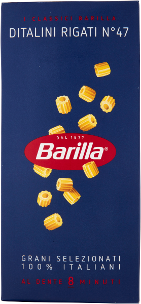 Barilla Ditalini Lisci tészta 500g